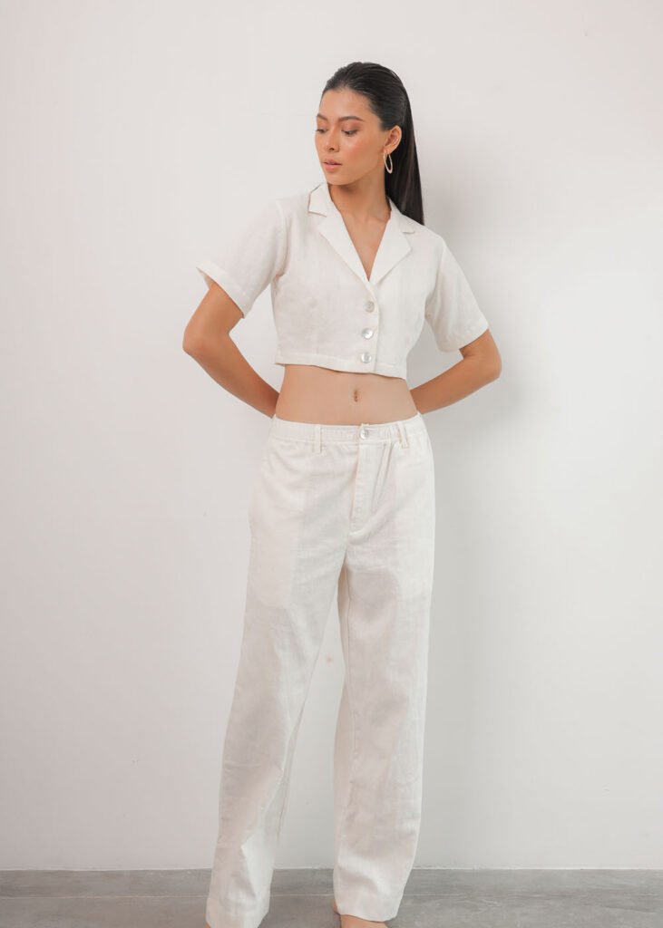 Amari Pants - White - Tale of Two Atelier