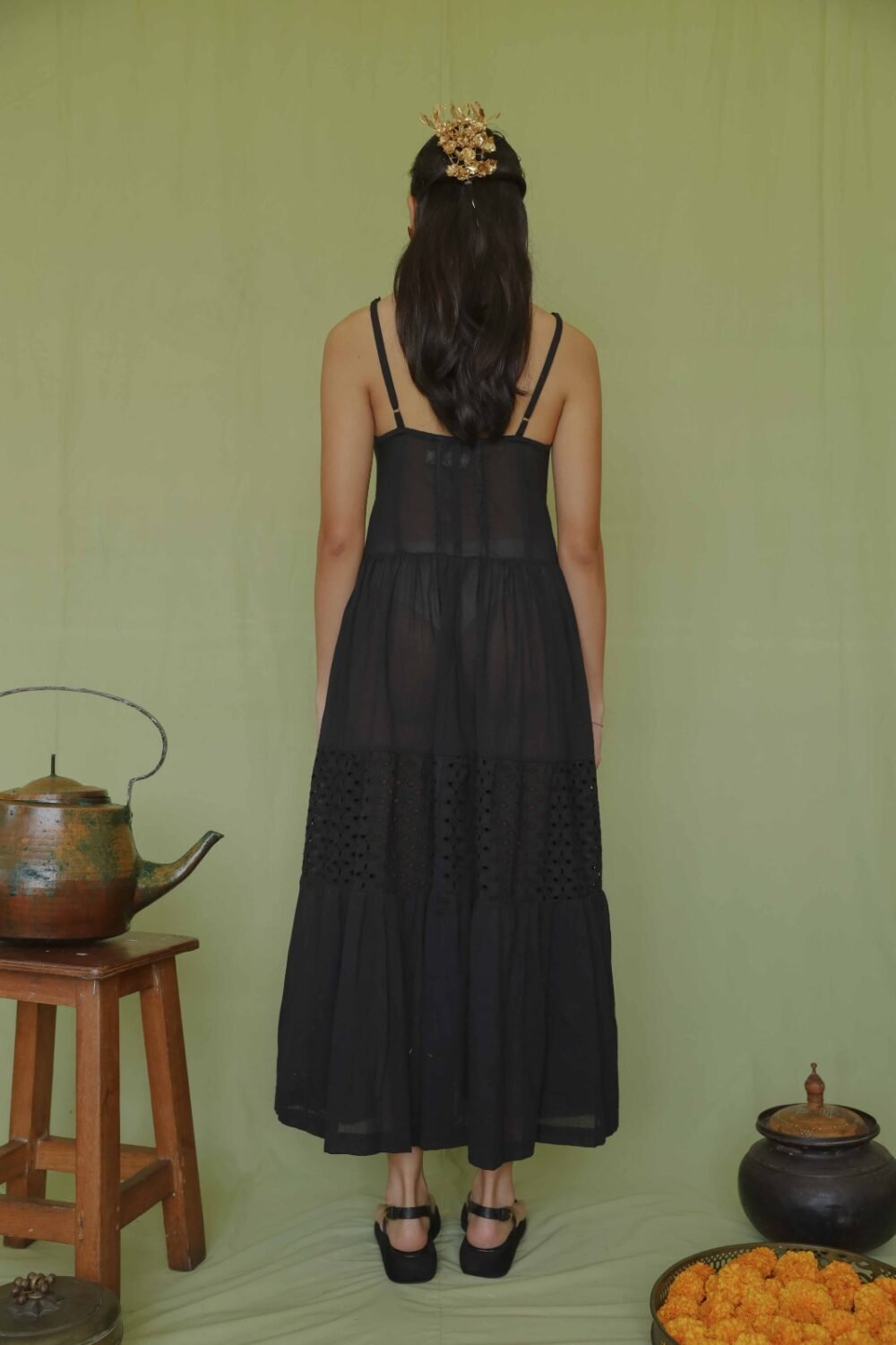 Dewi Dress - Black - Image 4