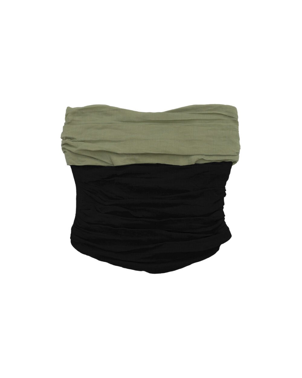 Ayu Top - Combination Green-Black